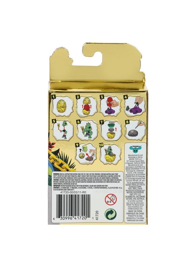 Treasure X Dino Gold Armored Egg. Break The Egg. Squeeze The Ooze Out. Smash The Fossil to Find The Treasure. Then Build The Dino and Display. Styles May Vary - Image 4