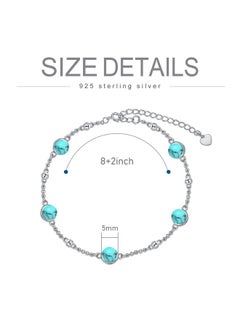 Sterling Silver Rainbow Planet Galaxy Anklet Multicolor Crystals From Austria Ankle Bracelet Foot Bracelet For Women Anniversary Birthday Jewelry Gifts For Daughter Sister Wife Girlfriendturquoise - pzsku/Z385F8DE005147CFCCF64Z/45/_/1714989319/3ef0d7ad-59fa-4303-87f3-38a8905c845e