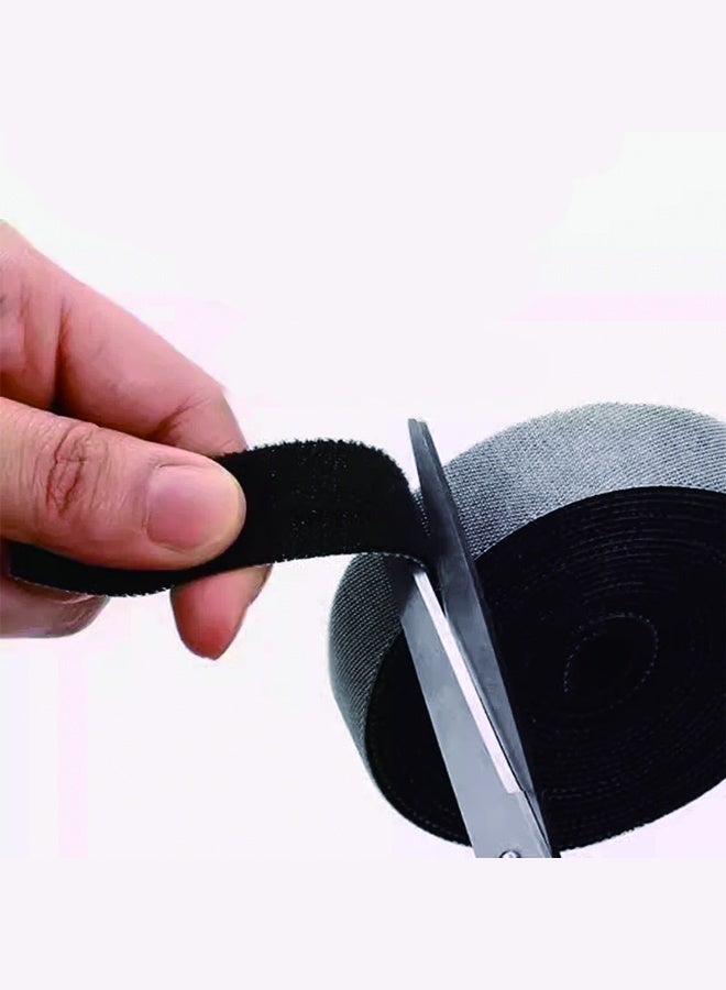 چينيرال براند كابل التعادل ، أسود قابل للتعديل 6 بوصة حبل النسيج التعادل ، متعددة الأغراض هوك حلقة كابل إدارة التعادل ، وتستخدم لتنظيم الأسرة ، ومكتب مركز البيانات - Image 3