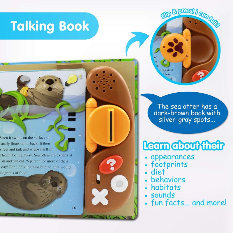 BEST LEARNING Book Reader Animal Kingdom - Educational Talking Sound Toy to Learn Animals with Quiz Games for Kids Ages 3 to 8 Years Old | Ideal 3-5 Boy or Girl Birthday Gift - Image 2