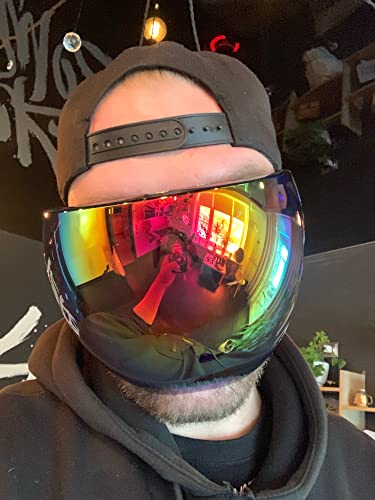 FEISEDY Full Cover Face Visor Protective Glasses Mirror Shield Sunglasses Anti Fog B2781 - Image 4