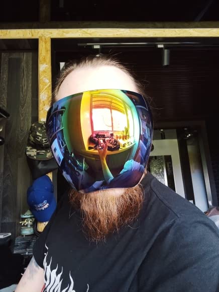 FEISEDY Full Cover Face Visor Protective Glasses Mirror Shield Sunglasses Anti Fog B2781 - Image 5