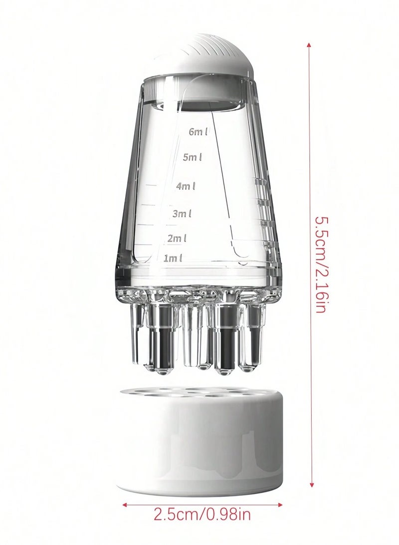 KHAJUL 1pc Mini Oil Comb, Scalp Massager, Nourishing Hair Growth Serum Comb, Essence Nourishing Liquid Regulator - Image 2