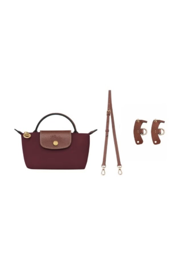 Longchamp French Longchamp Women's fashion versatile mini makeup bag handbag shoulder bag handheld small bag Mini Space Saver Bag - Image 1