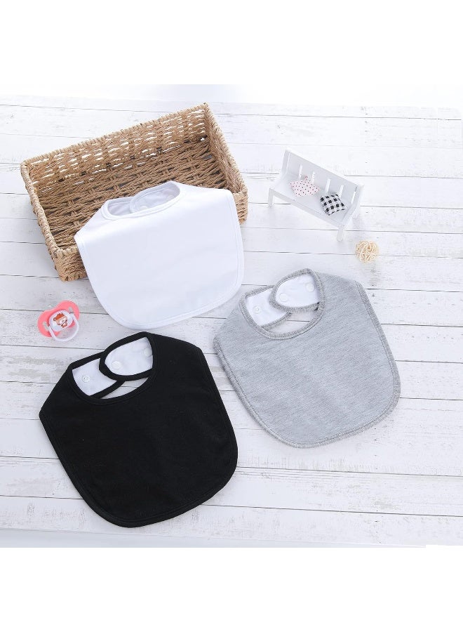 Hakochia Waterproof Baby Bibs Organic Cotton Super Soft and Absorbent With Adjustable Snap for Baby Boys and Girls - Image 4