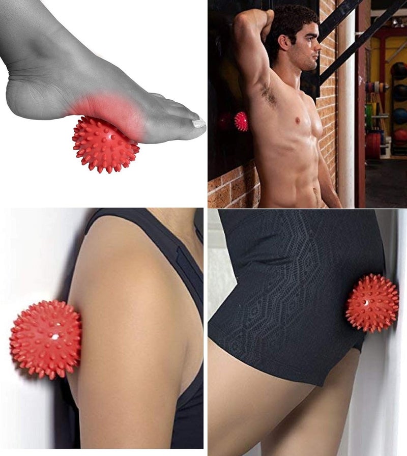 Bodylastics Lacrosse & Acupressure Spike Massage Ball Combo for Deep Tissue, Muscle Recovery & Myofascial Release | Foot, Back, Neck & Shoulder Pain Relief | Portable, Spiky Trigger Point Therapy - Image 3
