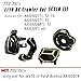 ARRCat Brass Portal Covers WeightsAxle Diff CoverInner Portal Covers Front Steering Knuckles Upgrades Part for SCX10 IIIRc Upgrades Part Hops Up for SCX10 IIIBlack - Image 4
