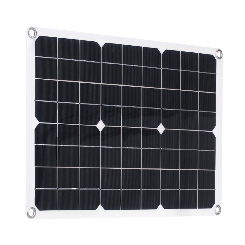 Solar Panel 12V Power Anti-Reflective High Transparency Low Iron-Tempered Glass - Long Service Life Monocrystalline Silicon for Extended Outdoor Use - Image 4