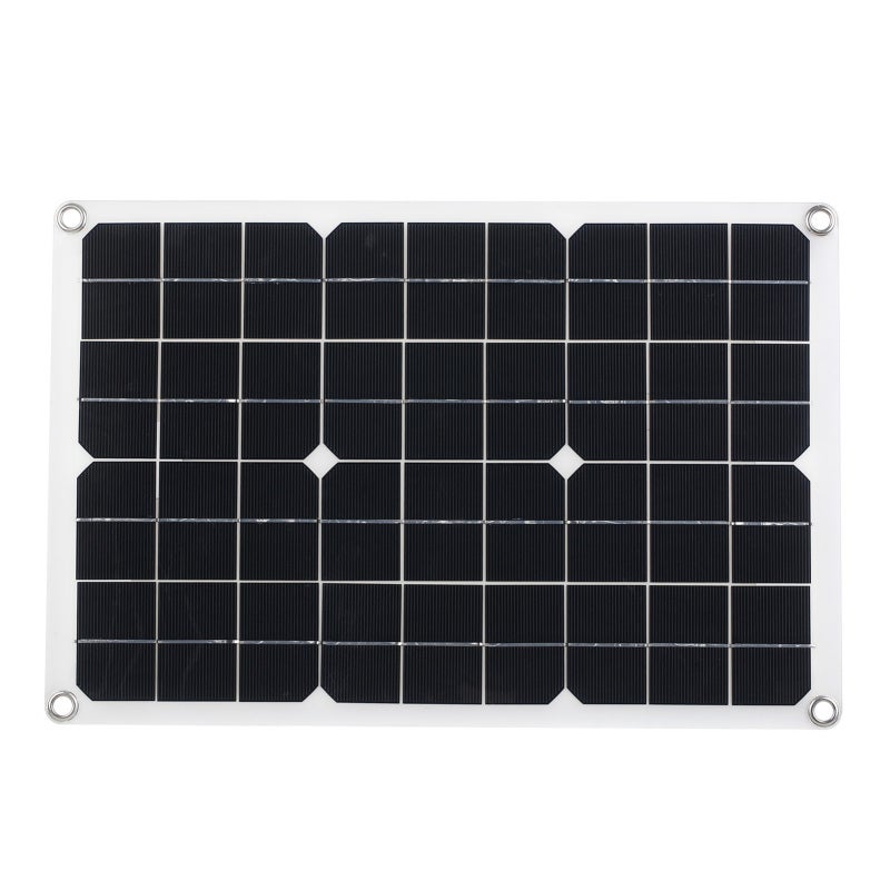 Solar Panel 12V Power Anti-Reflective High Transparency Low Iron-Tempered Glass - Long Service Life Monocrystalline Silicon for Extended Outdoor Use - Image 1
