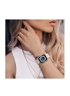 ten.tech Ten Tech Silicone Band for Apple Watch Ultra/Ultra 2 49mm 45mm 44mm 42mm, Waterproof Soft Silicone Sports Band for iWatch Ultra SE 8/7/6/5/4/3/2/1, Starlight  - Image 4