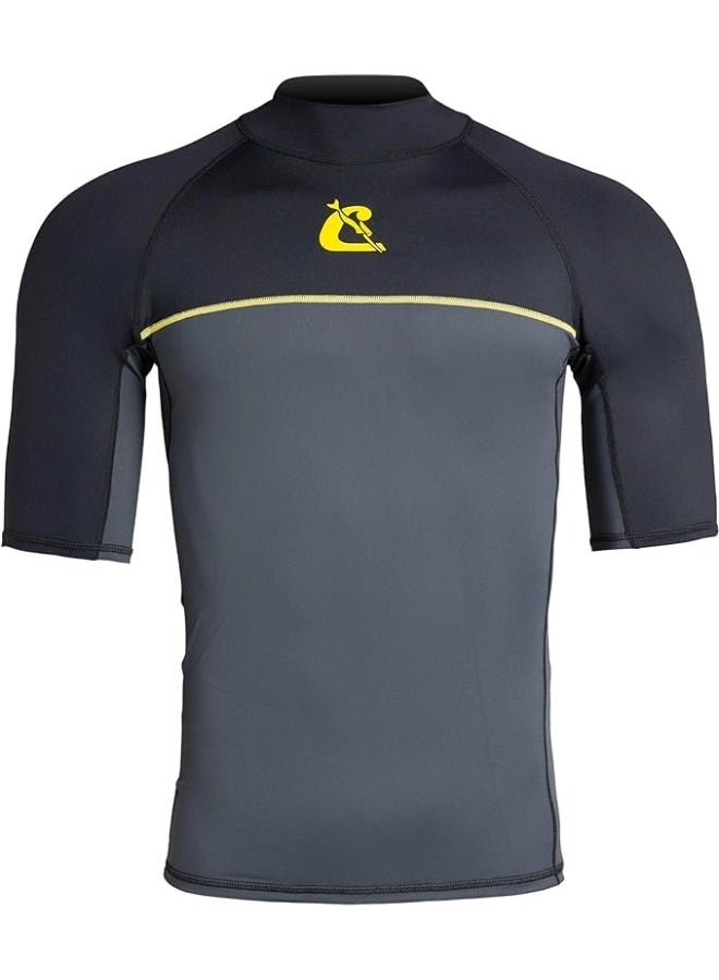 Cressi Shield Man Rash Guard Short/SL - Protective Rash Guard for Sup and Water Sports, Men's (2XS/0) - Image 4
