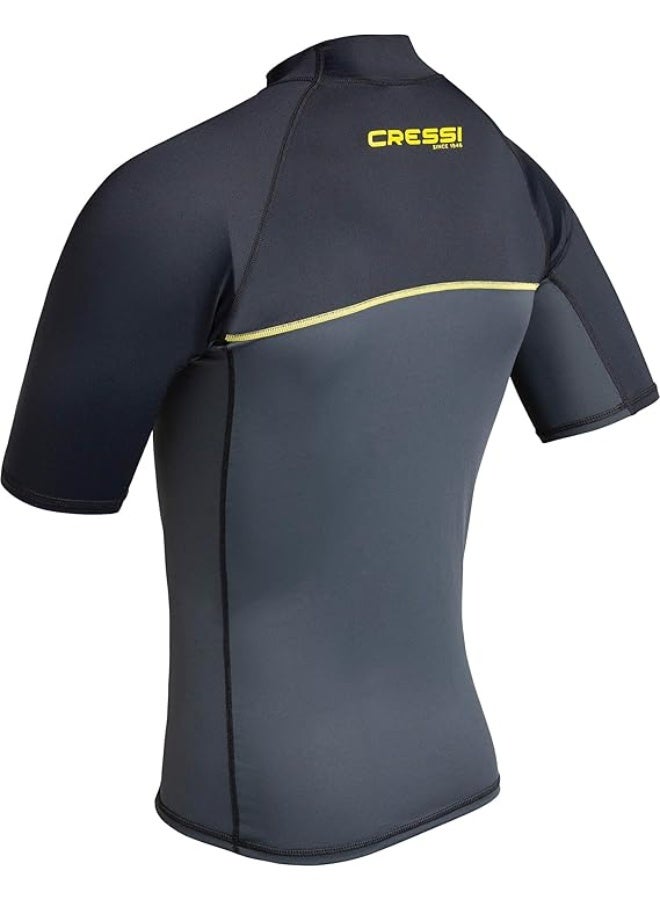Cressi Shield Man Rash Guard Short/SL - Protective Rash Guard for Sup and Water Sports, Men's (2XS/0) - Image 3