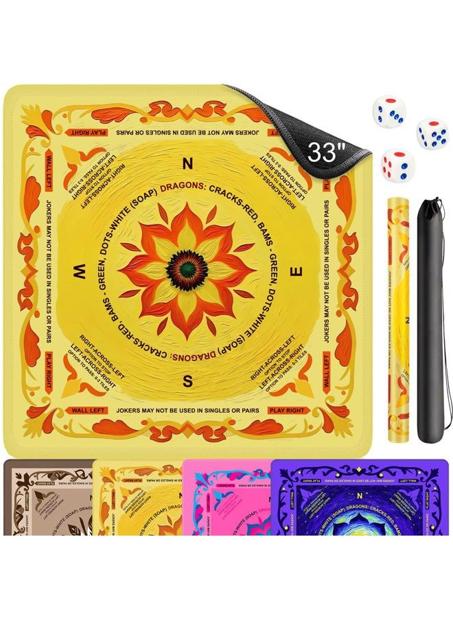 EVERSHOW Mahjong Mat（Yellow） - Image 1
