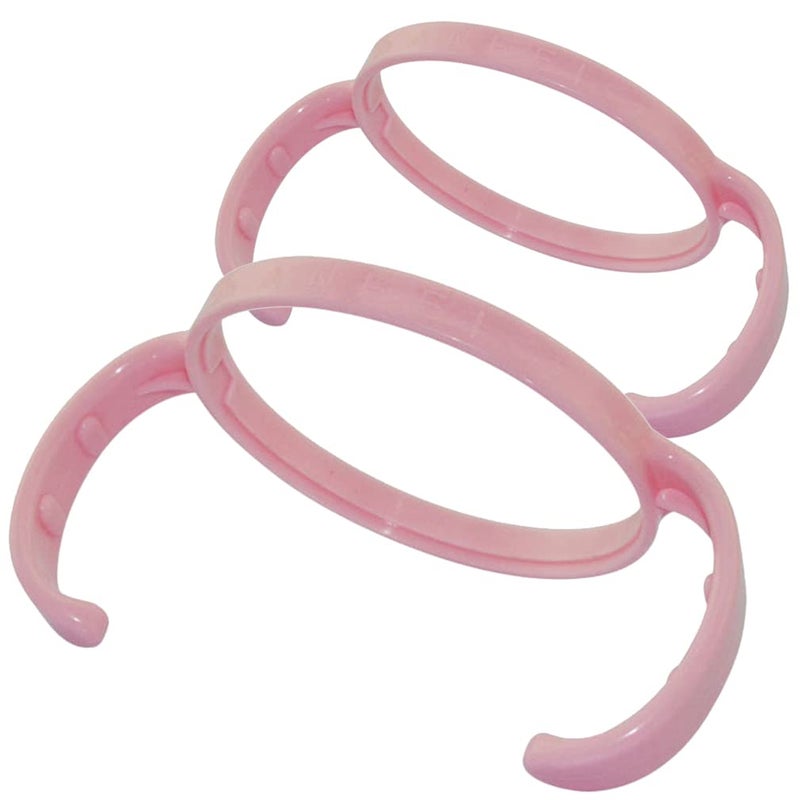 Bottle Handles Grip Compatible for Comotomo Baby Feeding Bottle 2 Count Pink