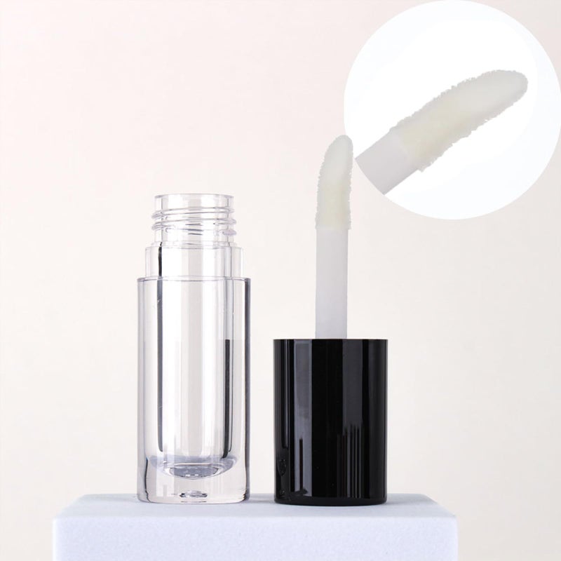 Qeuly 4 Pack Lip Gloss Tubes, 6ml Empty Lip Gloss Tubes with Wand, Clear Plastic Lip Gloss Containers for Skin Care Oil DIY Makeup Lipgloss Making Kit (D25xH86mm) - Image 5