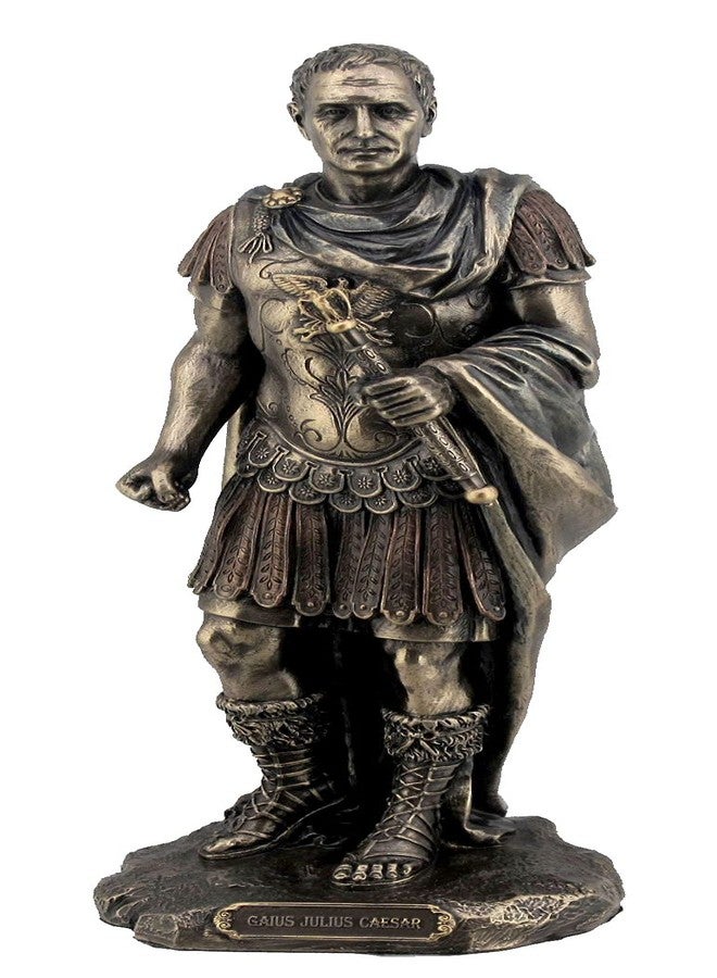 Unicorn Studio Gaius Julius Caesar in Roman Military Uniform Statue Bronze Finish - Image 1