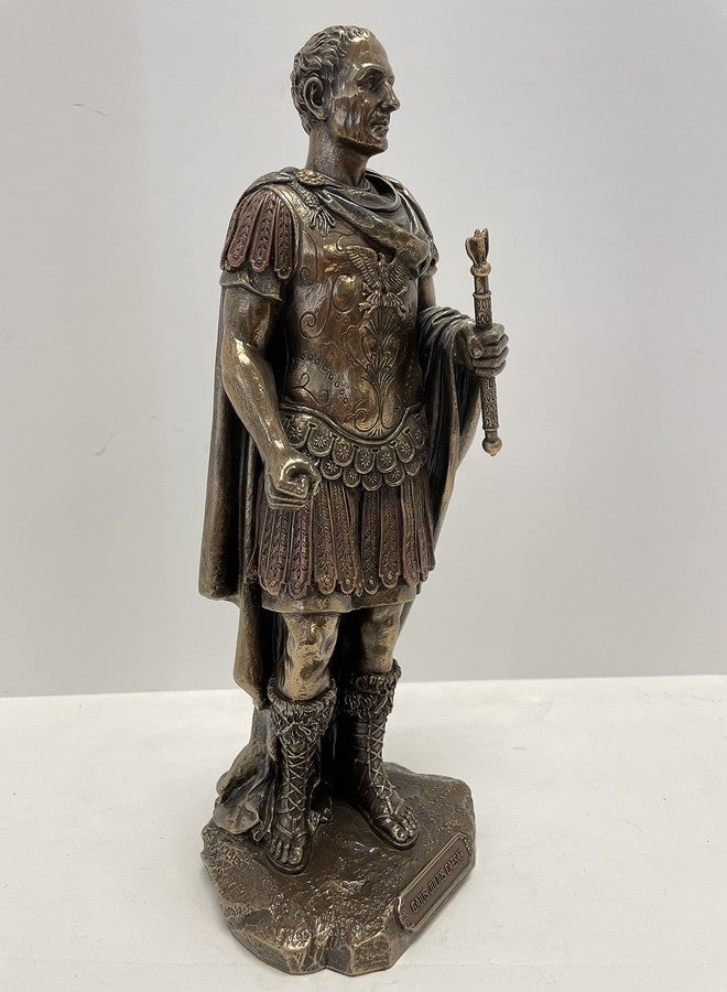 Unicorn Studio Gaius Julius Caesar in Roman Military Uniform Statue Bronze Finish - Image 3