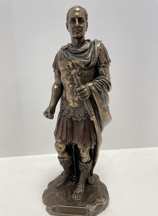 Unicorn Studio Gaius Julius Caesar in Roman Military Uniform Statue Bronze Finish - Image 2