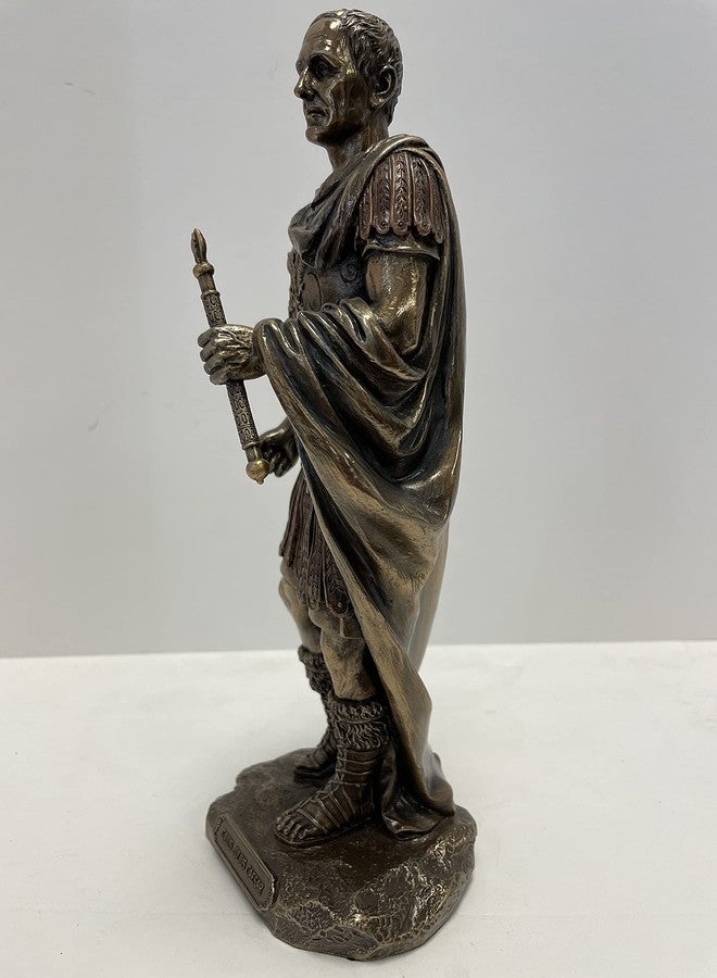 Unicorn Studio Gaius Julius Caesar in Roman Military Uniform Statue Bronze Finish - Image 4