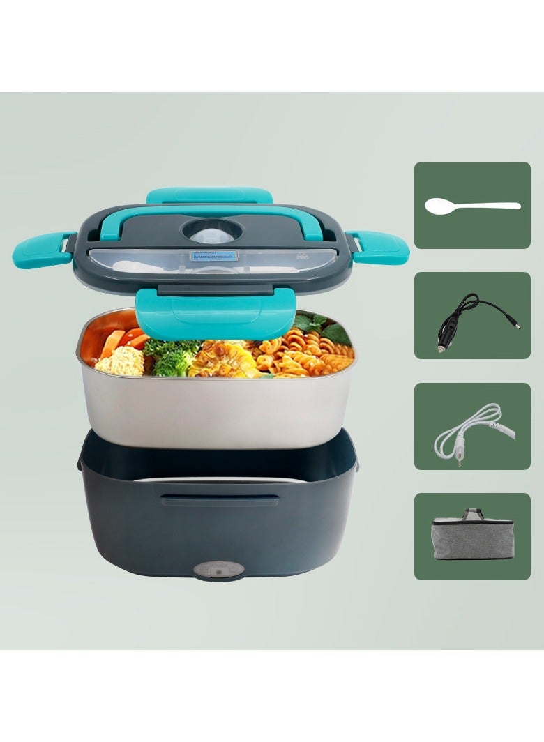 عام 2 في 1 سيارة مزدوجة الغرض الفولاذ المقاوم للصدأ بطانة المكونات في التدفئة بنتو مربع 1.5L مربع الغداء الكهربائية - Image 2