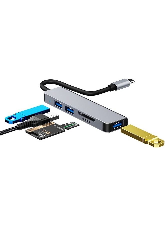 Cordova USB C Hub USB 3.0 Adapter Multi USB Port 5 in 1 USB Type C  - Image 4