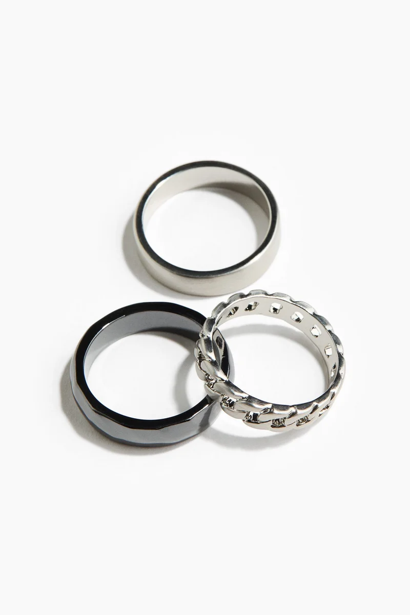 H&M 3-pack rings