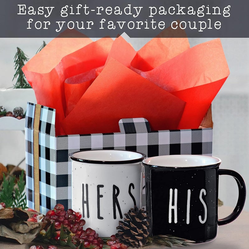 MAINEVENT His And Hers Mugs Set Of 2 Coffee Mug 11 Ounce, Cute Matching Coffee Mug Couples for Anniversary, Engagement Him Her Gift - Image 2