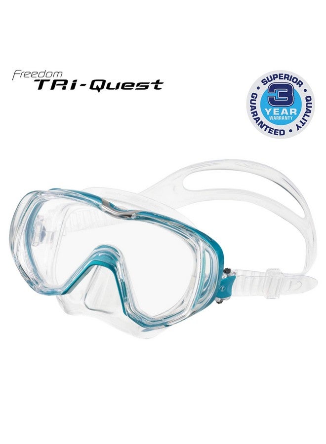 توسا قناع الغوص M3001 Freedom Triquest الشفاف - Image 2
