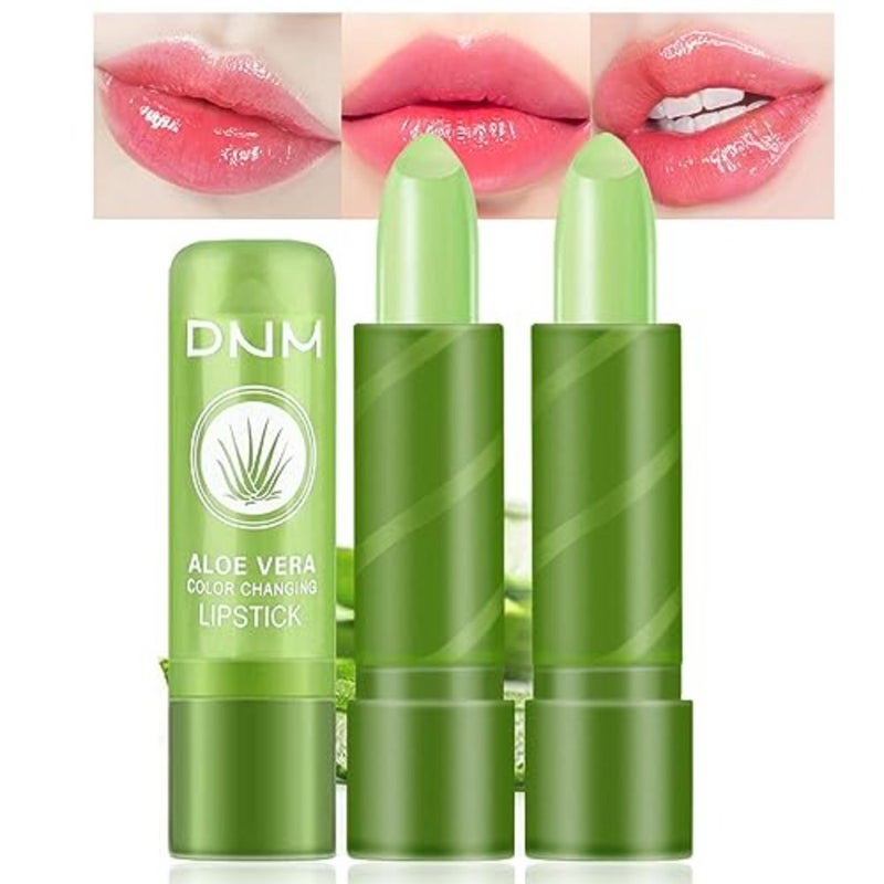 Color Changing Lipstick Queen, Long Lasting Lip Care Nutritious Plumper Lip Balm Moisturizer Magic PH Temperature Color Change Lip Gloss Makeup Set for Women - Image 1
