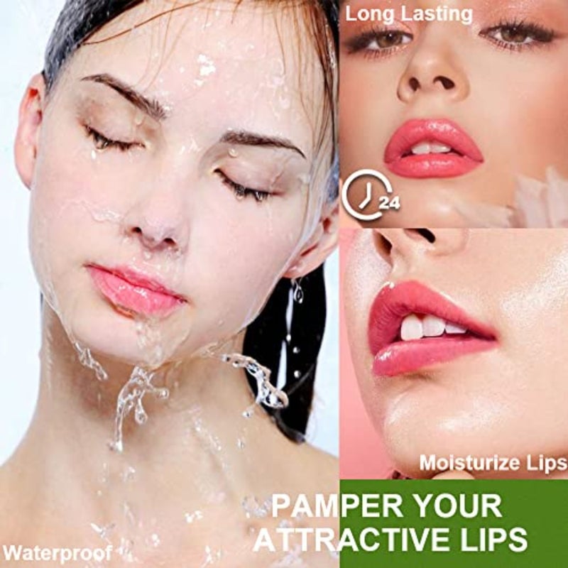 Color Changing Lipstick Queen, Long Lasting Lip Care Nutritious Plumper Lip Balm Moisturizer Magic PH Temperature Color Change Lip Gloss Makeup Set for Women - Image 5