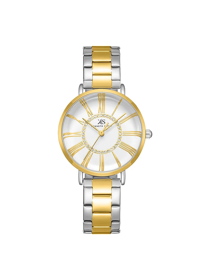 KENNETH SCOTT Women's Stainless Steel Analog Watch K23536-TBTW - 32.5 mm