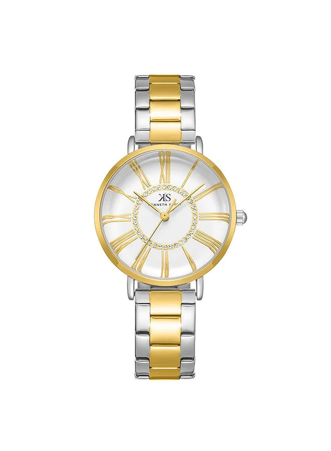 KENNETH SCOTT Women's Stainless Steel Analog Watch K23536-TBTW - 32.5 mm