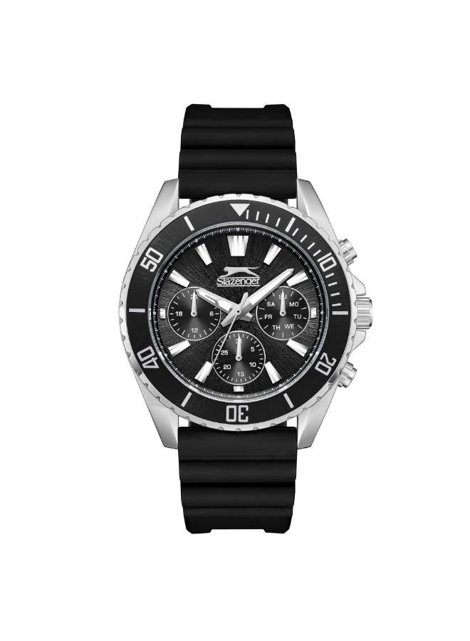 سلازنجر ساعة رجالية سيليكون متعددة الوظائف ٤٤ مم - Image 1