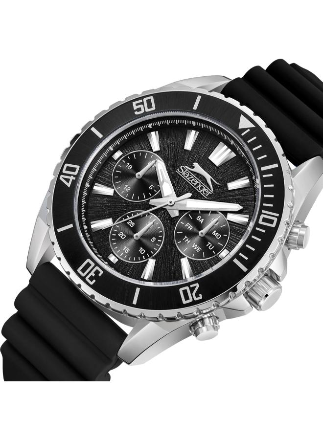 سلازنجر ساعة رجالية سيليكون متعددة الوظائف ٤٤ مم - Image 5