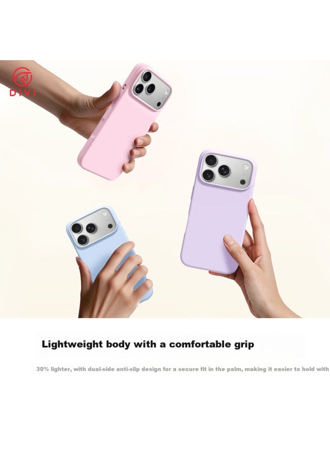 Divi [official Version True Liquid] Iphone 17 Pro Max Case, Liquid Silicone Apple 17 Pro Max Protective Cover, Skin-friendly Lens Protection, Ultra-thin Shockproof White - Image 5