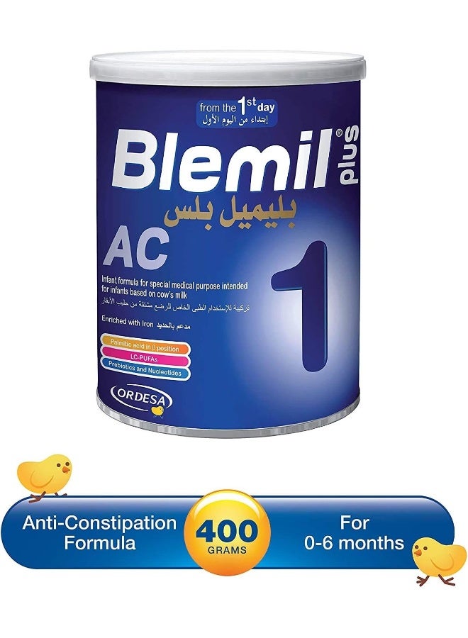 Blevit Ordesa Blemil Plus 1 Ac Anti Constipation Powder, 400 gm - Image 2