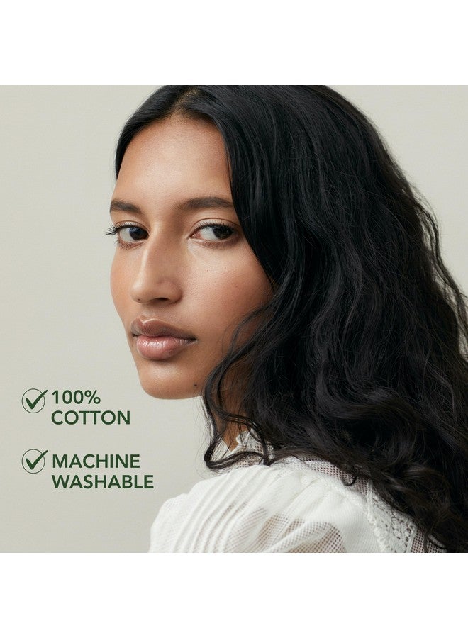 Kat Burki 100% Cotton Facial Cloths - Gentle & Effective Cloth to Erase Waterproof Mascara, Eyeliner, Foundation & Lipstick, 3 Pack - Image 4