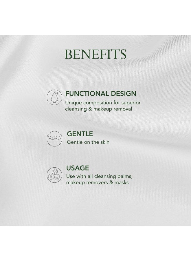 Kat Burki 100% Cotton Facial Cloths - Gentle & Effective Cloth to Erase Waterproof Mascara, Eyeliner, Foundation & Lipstick, 3 Pack - Image 3