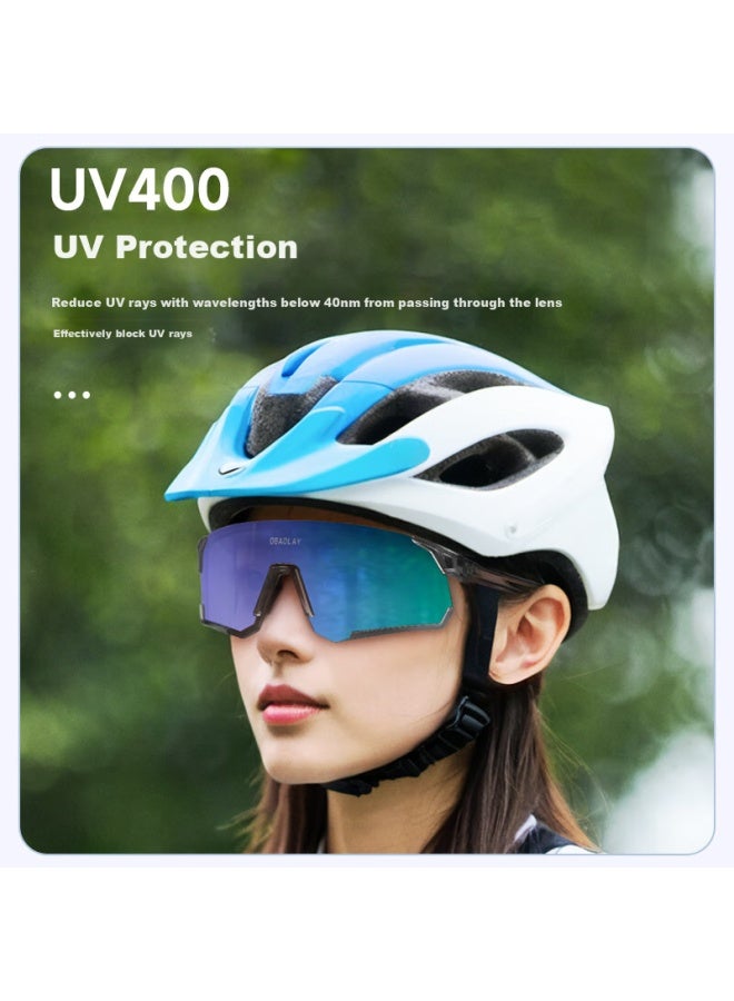 Obaolay Color-changing Cycling Gl For Running, Day And Night Use, Mountain And Road Bike Windproof Sports Goggles - Image 2