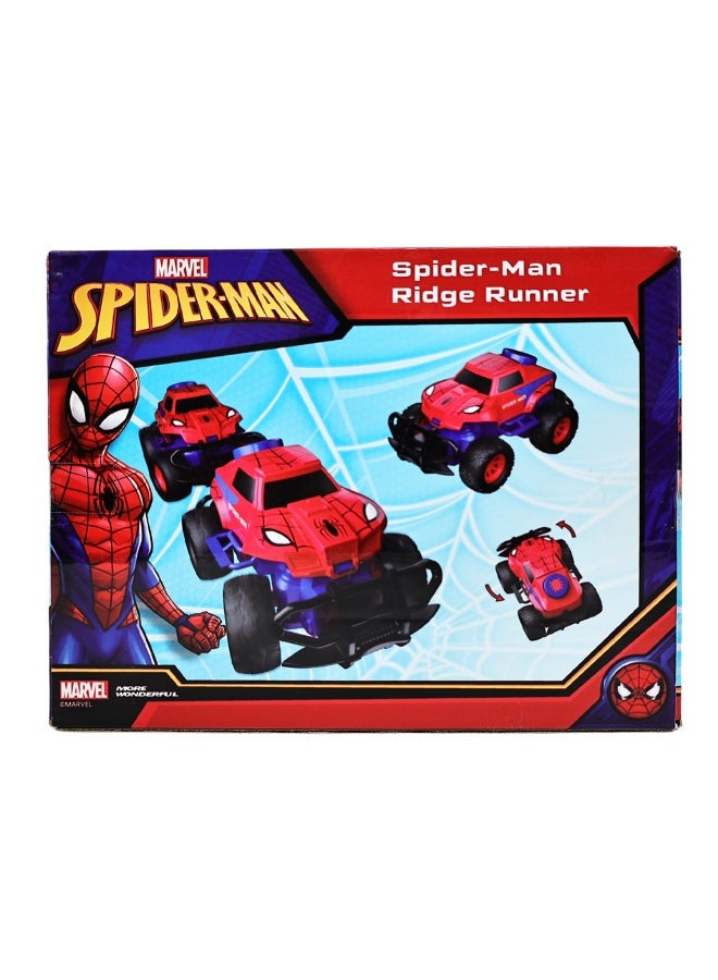 MARVEL سبايدر مان ريدج رنر | تردد 2.4 جيجاهرتز | تحكم عن بعد R/C | وظيفة كاملة | العمر 3 سنوات وما فوق - Image 2