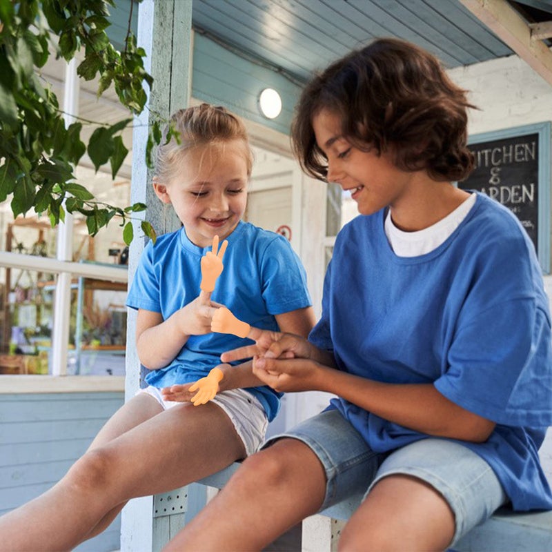 ZAKVOOR 16 Pcs Tiny Finger Hands Mini Rubber Finger Puppets Realistic Little Hand Finger for Display, Desk Decoration, Photography Props, and Creative Projects - Image 5