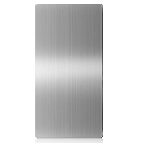 Gisafai 1 Pcs 32 x 16 Inch Stainless Steel Backsplash Panel Hand Dryer Splash Guard Wall Backsplash Protector with Ultra Strength Adhesive for Bathroom Kitchen Stovetop