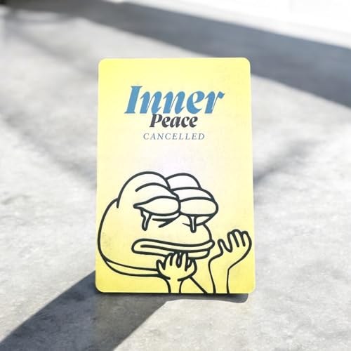 Maefele Funny Meme Desk Frame Set – 3 Quirky Mini Prints for Gen Z Vibes | Mentally Offline, Inner Peace Cancelled, Style Savage | Hilarious Table Decor for Office, Dorm, or Gifting - Image 3