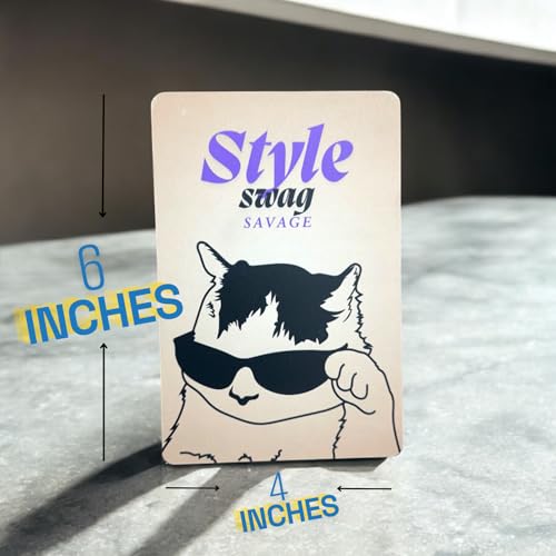 Maefele Funny Meme Desk Frame Set – 3 Quirky Mini Prints for Gen Z Vibes | Mentally Offline, Inner Peace Cancelled, Style Savage | Hilarious Table Decor for Office, Dorm, or Gifting - Image 2
