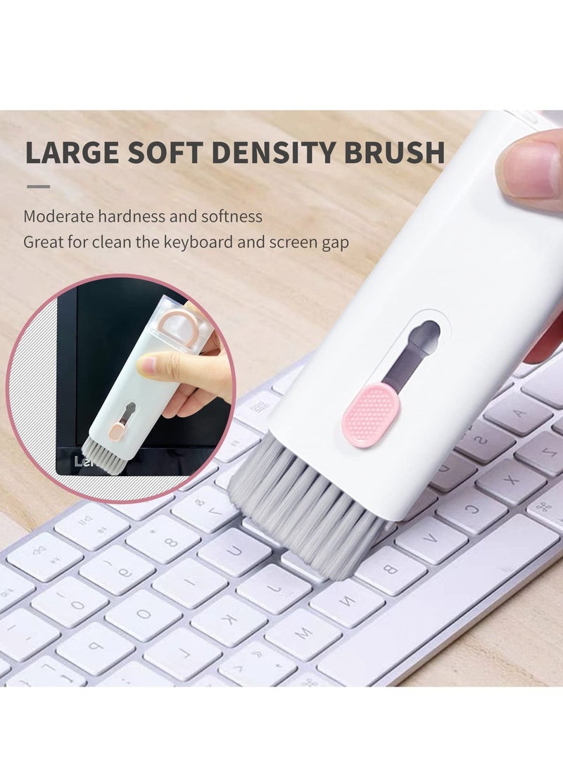 ELTRAZONE - Laptop Cleaner, 7 in 1 Keyboard Cleaner Set, Computer MacBook Earphone Cleaning Kit, Tablet and Screen Dust Brush Including Soft Sweep, Swipe, 3 in 1 Airpod Cleaner Pen, Key Puller and Spray Bottle - Image 1