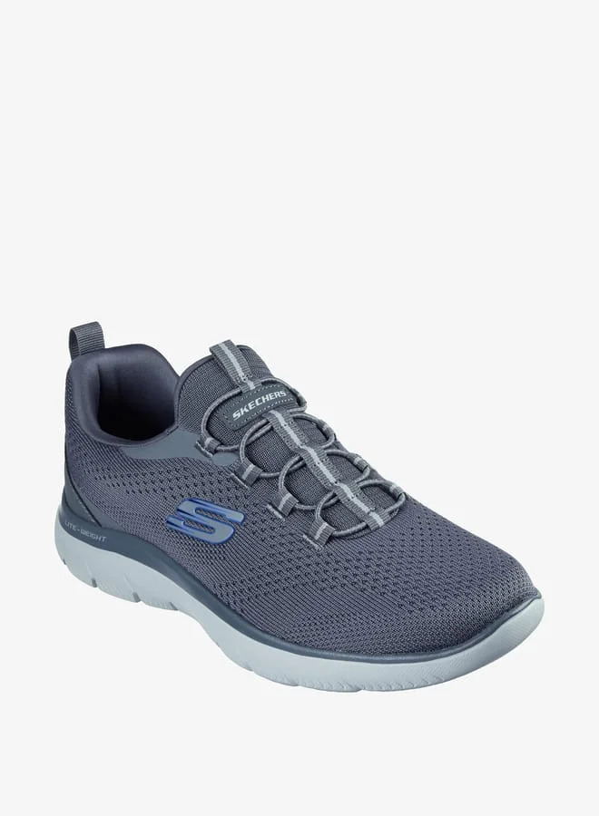 سكيتشرز Men's Slip-On Sports Shoes - SUMMITS
