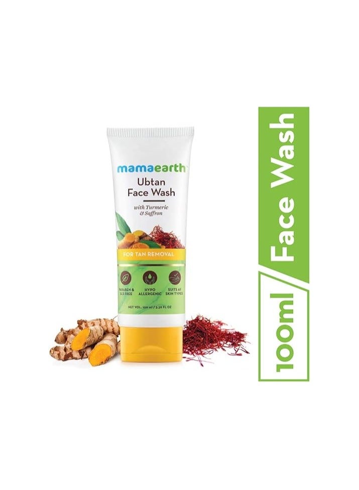 MAMAEARTH Mama earth ubtan face wash for mama 100 ml + Tea tree face wash for mama 100 ml - Image 3