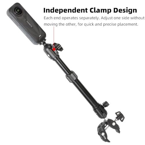 FPN All-Aluminum Extension Double Socket Arm, Adjustable Telescopic Mounting Arm 8.6 to 11.3 Inch, Compatible with RAM B Size Mounts and Other Industry Standard 1" / 25mm Ball Component - Image 5