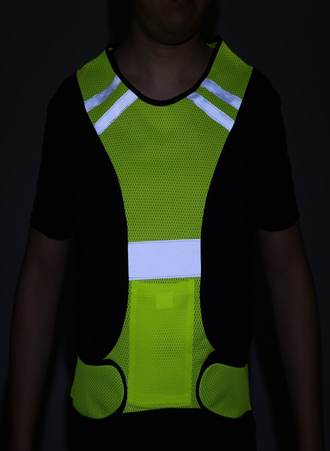 Lightweight Breathable Mesh Reflective Vest High Visibility Safety Vest Gear for Running Walking Cycle Jogging - Image 3