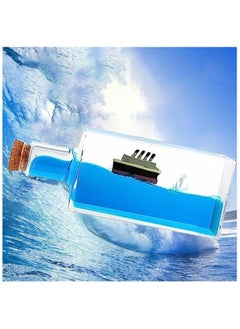 Generic Titanic Cruise Ship Model Liquid Wave Cruise Ship Decoration Cruise Ship That No Longer Sinks-Cruise Ship Iceberg Home Decor Suitable for Home Show, Gifts, Desk or Paperweight(Fluid Drift Bottle)  - Image 3